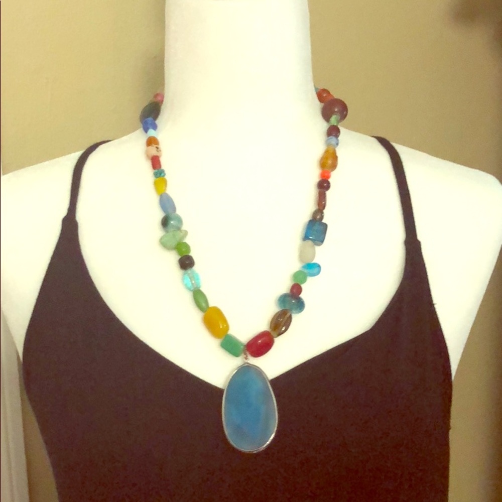 Boutique by Kitts -Stone Necklace